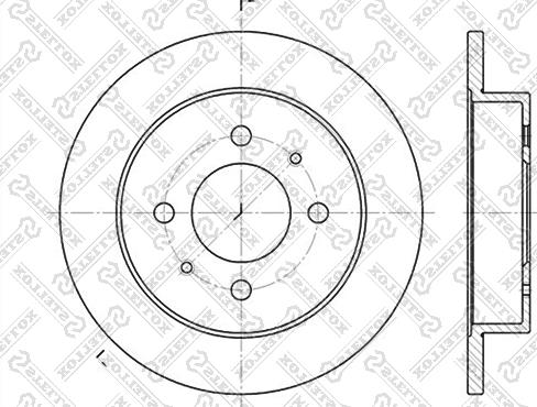 Stellox 6020-3031-SX - Тормозной диск avtokuzovplus.com.ua