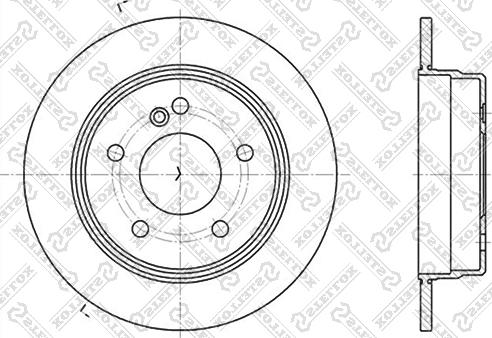 Stellox 6020-3318-SX - Гальмівний диск autocars.com.ua