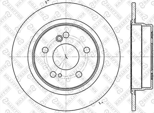 Stellox 6020-3326-SX - Гальмівний диск autocars.com.ua