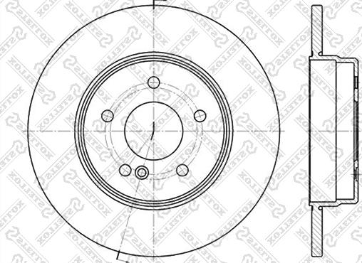 Stellox 6020-3340-SX - Тормозной диск avtokuzovplus.com.ua