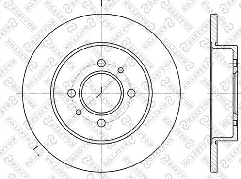 Stellox 6020-3914-SX - Тормозной диск avtokuzovplus.com.ua