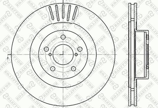 Protechnic PRD2370 - Гальмівний диск autocars.com.ua