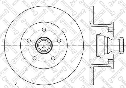 Stellox 6020-4720-SX - Гальмівний диск autocars.com.ua