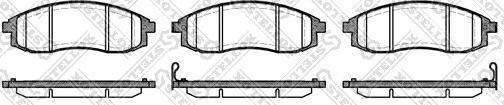 Stellox 609 012-SX - Тормозные колодки, дисковые, комплект autodnr.net