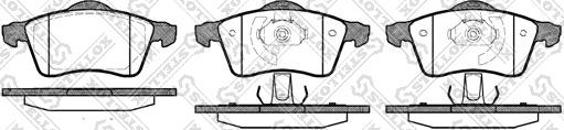 Stellox 629 000B-SX - Тормозные колодки, дисковые, комплект avtokuzovplus.com.ua