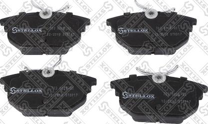 Stellox 703 000B-SX - Тормозные колодки, дисковые, комплект autodnr.net