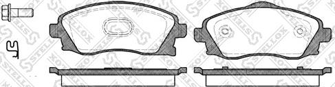 Stellox 785 002B-SX - Гальмівні колодки, дискові гальма autocars.com.ua