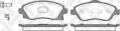 Stellox 785 012B-SX - Тормозные колодки, дисковые, комплект autodnr.net