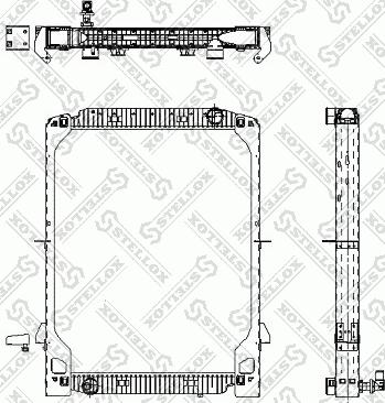 Stellox 81-03319-SX - Радіатор, охолодження двигуна autocars.com.ua