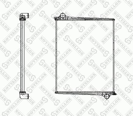 Stellox 81-03326-SX - Радіатор, охолодження двигуна autocars.com.ua