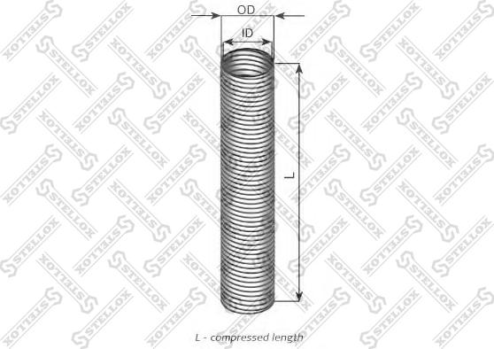 Stellox 82-01645-SX - Гофрированная труба, выхлопная система avtokuzovplus.com.ua