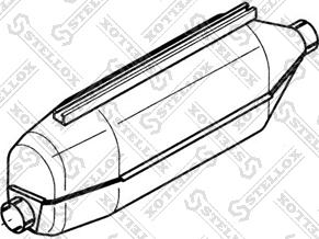 Stellox 82-03026-SX - Середній / кінцевий глушник ОГ autocars.com.ua