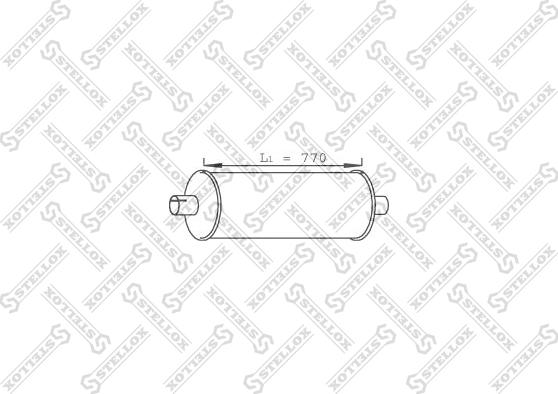 Stellox 82-03061-SX - Система випуску ОГ autocars.com.ua