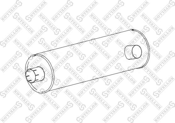 Stellox 82-03067-SX - Середній / кінцевий глушник ОГ autocars.com.ua