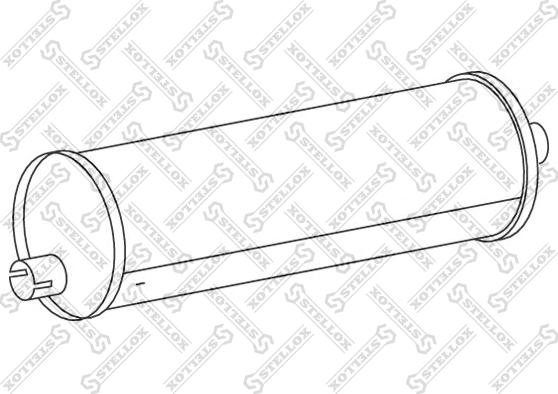 Stellox 82-03089-SX - Средний / конечный глушитель ОГ avtokuzovplus.com.ua