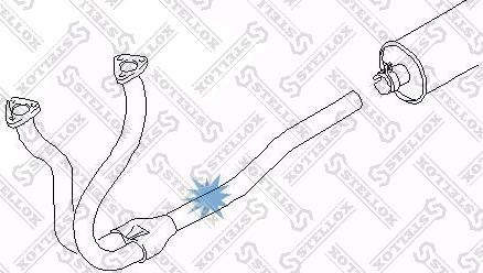 Stellox 82-03564-SX - Труба вихлопного газу autocars.com.ua