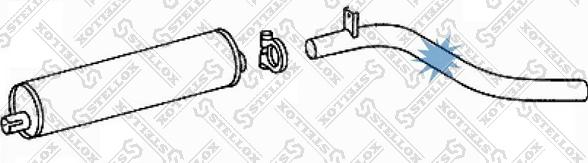 Stellox 82-03626-SX - Труба вихлопного газу autocars.com.ua