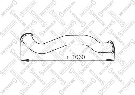 Stellox 82-03706-SX - Труба вихлопного газу autocars.com.ua
