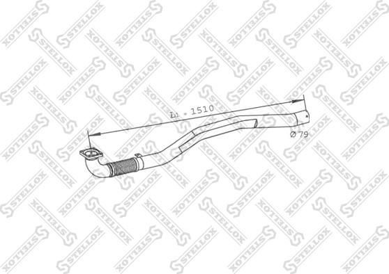 Stellox 82-03710-SX - Труба выхлопного газа avtokuzovplus.com.ua