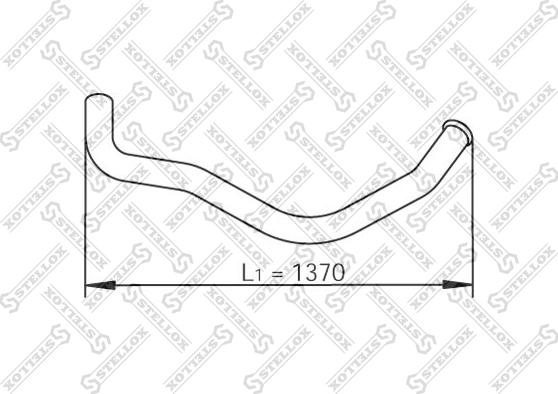 Stellox 82-03719-SX - Труба выхлопного газа avtokuzovplus.com.ua