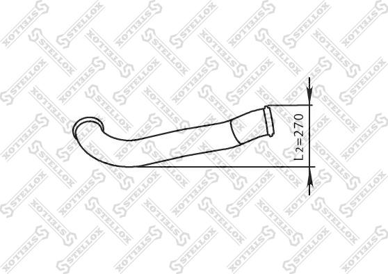 Stellox 82-03738-SX - Труба вихлопного газу autocars.com.ua