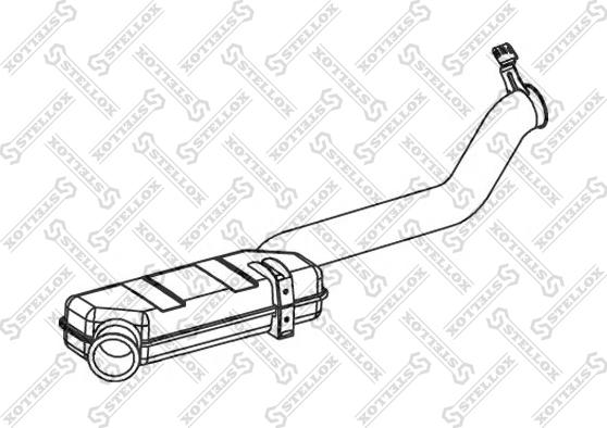 Stellox 82-03744-SX - Труба вихлопного газу autocars.com.ua