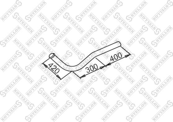 Stellox 82-03761-SX - Труба вихлопного газу autocars.com.ua