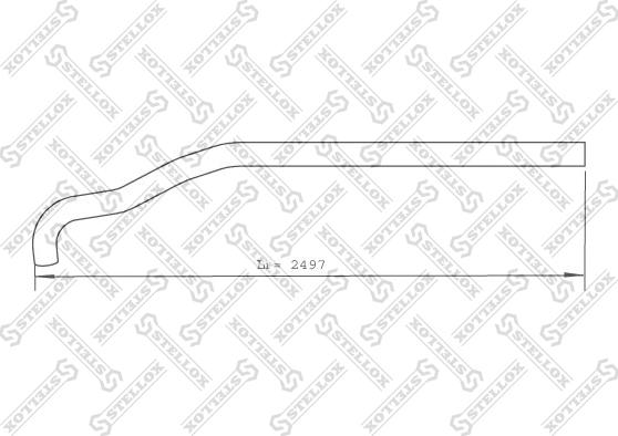 Stellox 82-03774-SX - Труба вихлопного газу autocars.com.ua