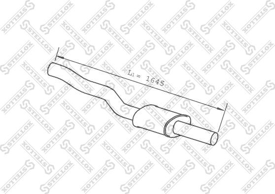 Stellox 82-03782-SX - Труба вихлопного газу autocars.com.ua