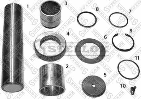 Stellox 84-16062-SX - Ремкомплект, шворінь поворотного кулака autocars.com.ua