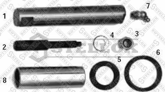 Stellox 84-39334-SX - Ремкомплект, палец ушка рессоры autodnr.net