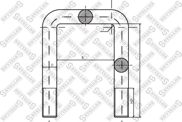 Stellox 84-64588-SX - Стремянка рессоры avtokuzovplus.com.ua