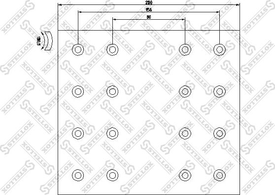 Stellox 85-00953-SX - Комплект тормозных башмаков, барабанные тормоза autodnr.net