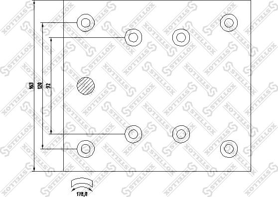 Stellox 85-01006-SX - Комплект тормозных башмаков, барабанные тормоза autodnr.net