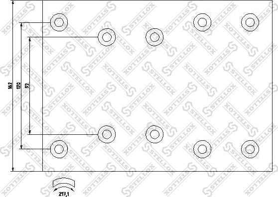 Stellox 85-01040-SX - Комплект тормозных башмаков, барабанные тормоза autodnr.net