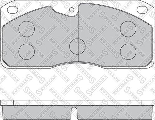 Stellox 85-01407-SX - Гальмівні колодки, дискові гальма autocars.com.ua