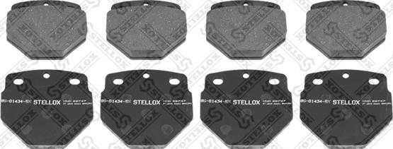 Stellox 85-01434-SX - Тормозные колодки, дисковые, комплект autodnr.net