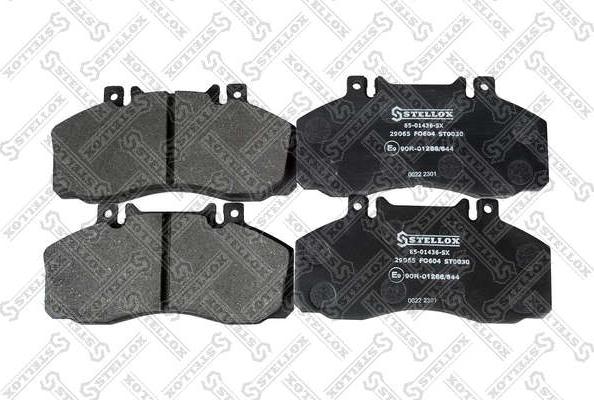 Stellox 85-01436-SX - Тормозные колодки, дисковые, комплект autodnr.net