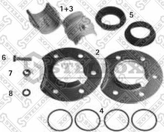 Stellox 85-07021-SX - Ремонтний комплект, гальмівний ра autocars.com.ua