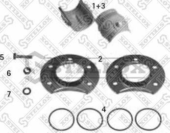 Stellox 85-07027-SX - Ремонтний комплект, гальмівний ра autocars.com.ua