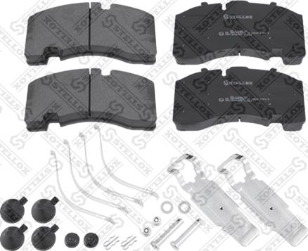 Stellox 85-11444-SX - Тормозные колодки, дисковые, комплект autodnr.net