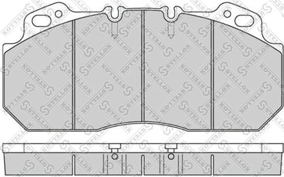 Stellox 85-21417-SX - Тормозные колодки, дисковые, комплект avtokuzovplus.com.ua