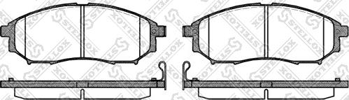 Stellox 863 014-SX - Тормозные колодки, дисковые, комплект avtokuzovplus.com.ua