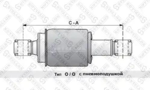 Stellox 87-03344-SX - Гаситель, кріплення кабіни autocars.com.ua