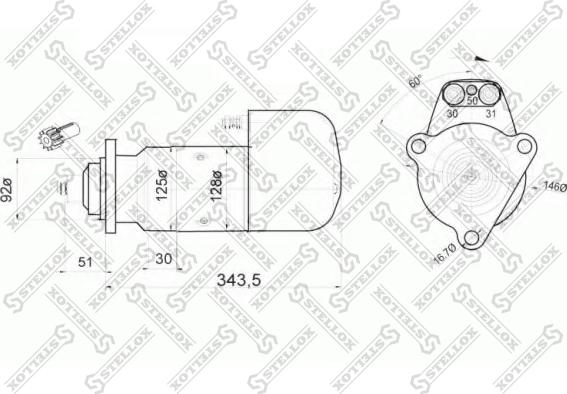 Stellox 88-02026-SX - Стартер avtokuzovplus.com.ua