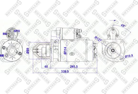 Stellox 88-02027-SX - Стартер avtokuzovplus.com.ua