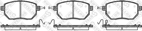 Stellox 996 002-SX - Гальмівні колодки, дискові гальма autocars.com.ua