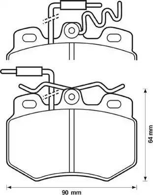 Stop 571319S - Тормозные колодки, дисковые, комплект autodnr.net