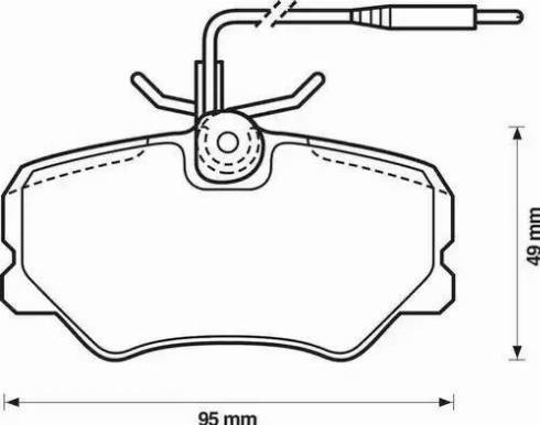 Stop 571359S - Тормозные колодки, дисковые, комплект autodnr.net