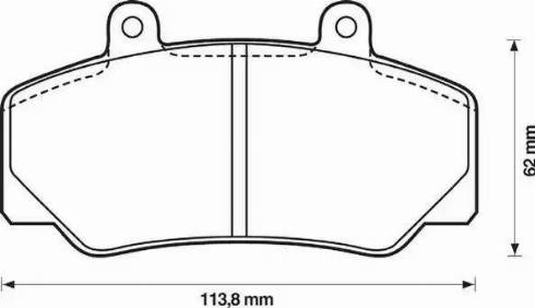 Stop 571370S - Гальмівні колодки, дискові гальма autocars.com.ua